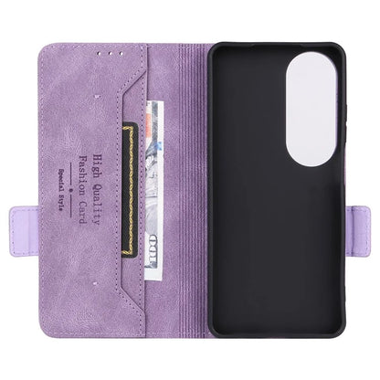 For Oppo A60 4G Wallet Case Hardware Decor PU Leather Stand Phone Cover