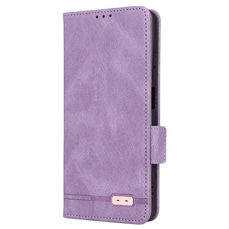 For Oppo A60 4G Wallet Case Hardware Decor PU Leather Stand Phone Cover