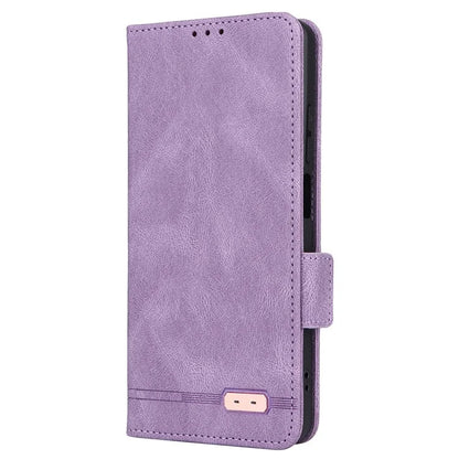 For Oppo A60 4G Wallet Case Hardware Decor PU Leather Stand Phone Cover