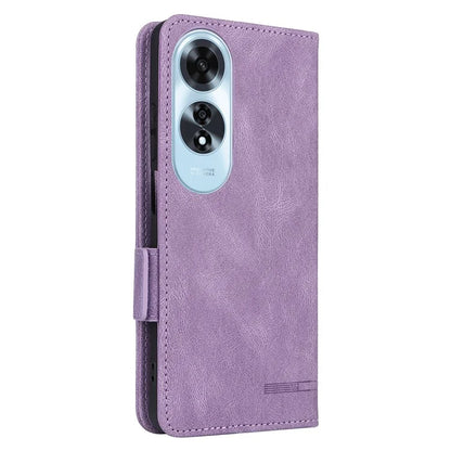 For Oppo A60 4G Wallet Case Hardware Decor PU Leather Stand Phone Cover