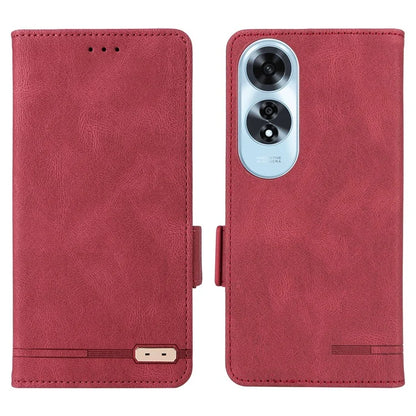 For Oppo A60 4G Wallet Case Hardware Decor PU Leather Stand Phone Cover