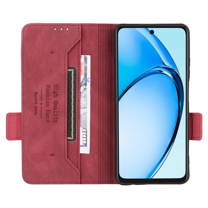 For Oppo A60 4G Wallet Case Hardware Decor PU Leather Stand Phone Cover
