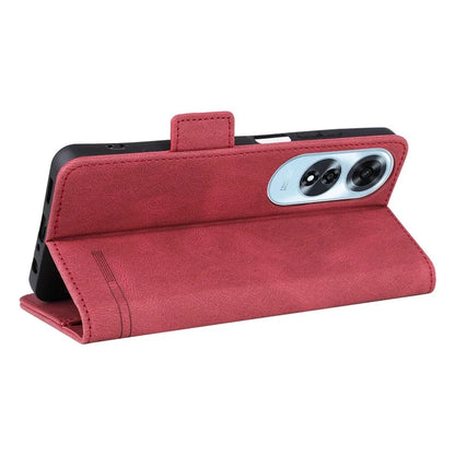 For Oppo A60 4G Wallet Case Hardware Decor PU Leather Stand Phone Cover