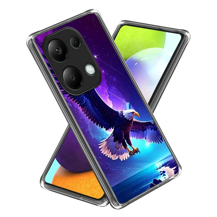 For Xiaomi Redmi Note 13 Pro 4G / Poco M6 Pro 4G Case Scratch-Proof Pattern Printing TPU Back Phone Cover
