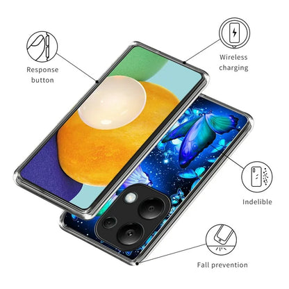 For Xiaomi Redmi Note 13 Pro 4G / Poco M6 Pro 4G Case Scratch-Proof Pattern Printing TPU Back Phone Cover