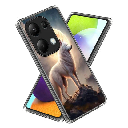 For Xiaomi Redmi Note 13 Pro 4G / Poco M6 Pro 4G Case Scratch-Proof Pattern Printing TPU Back Phone Cover
