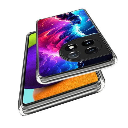 For OnePlus Ace 3 5G / 12R 5G Case Soft TPU Pattern Shockproof Cover