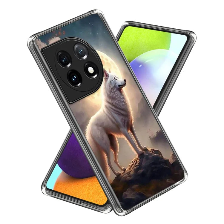 For OnePlus Ace 3 5G / 12R 5G Case Soft TPU Pattern Shockproof Cover