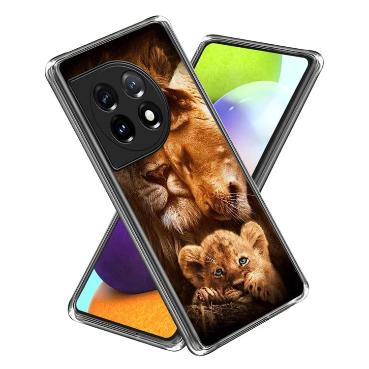 For OnePlus Ace 3 5G / 12R 5G Case Soft TPU Pattern Shockproof Cover