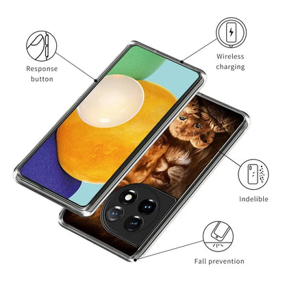 For OnePlus Ace 3 5G / 12R 5G Case Soft TPU Pattern Shockproof Cover