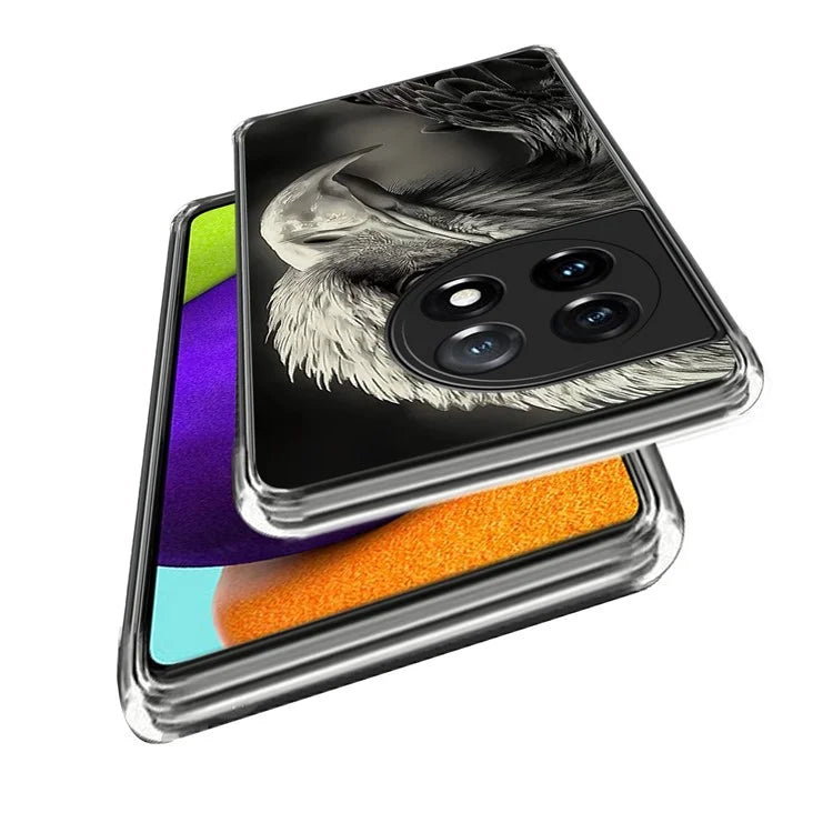 For OnePlus Ace 3 5G / 12R 5G Case Soft TPU Pattern Shockproof Cover