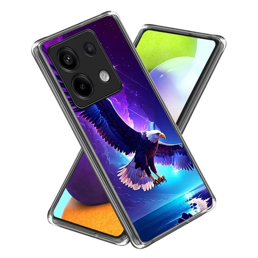 For Xiaomi Redmi Note 13 Pro 5G /  Poco X6 5G Case TPU Phone Cover Pattern Printed