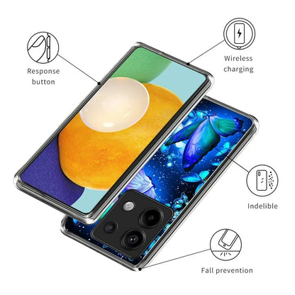 For Xiaomi Redmi Note 13 Pro 5G /  Poco X6 5G Case TPU Phone Cover Pattern Printed