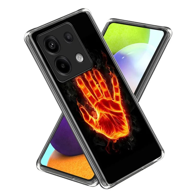 For Xiaomi Redmi Note 13 Pro 5G /  Poco X6 5G Case TPU Phone Cover Pattern Printed