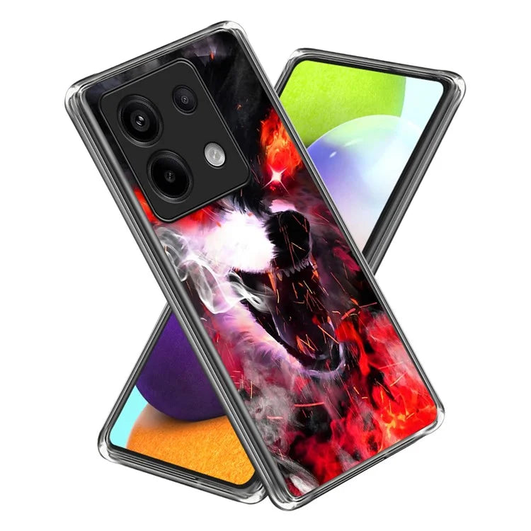 For Xiaomi Redmi Note 13 Pro 5G /  Poco X6 5G Case TPU Phone Cover Pattern Printed