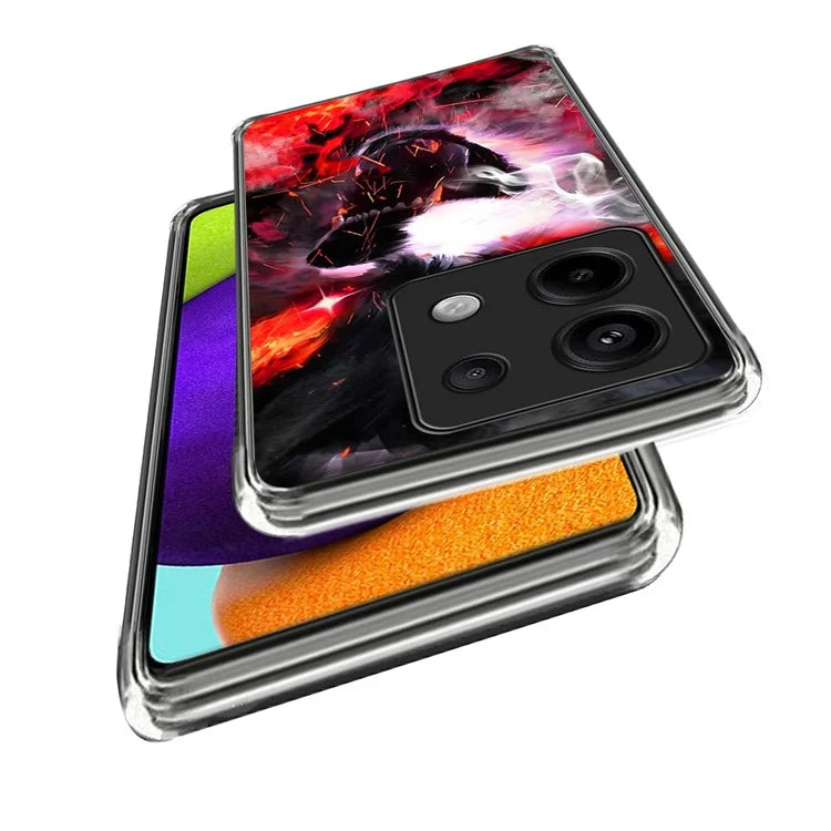 For Xiaomi Redmi Note 13 Pro 5G /  Poco X6 5G Case TPU Phone Cover Pattern Printed