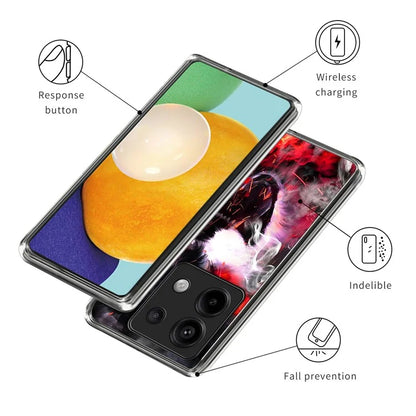 For Xiaomi Redmi Note 13 Pro 5G /  Poco X6 5G Case TPU Phone Cover Pattern Printed