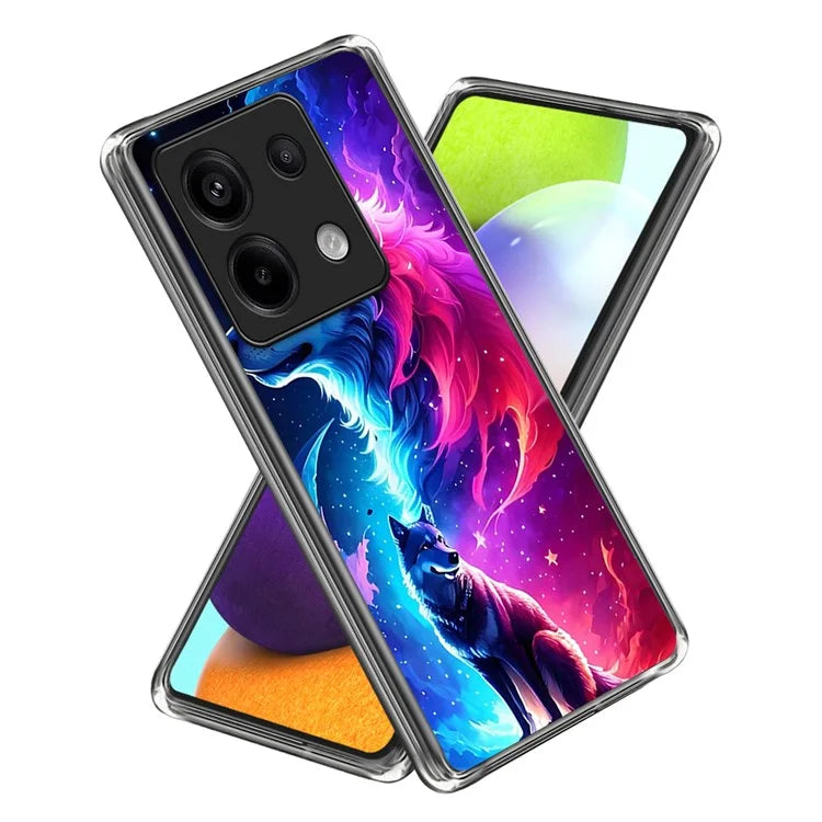 For Xiaomi Redmi Note 13 Pro 5G /  Poco X6 5G Case TPU Phone Cover Pattern Printed