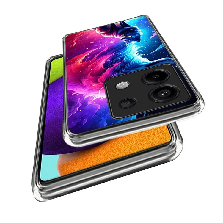 For Xiaomi Redmi Note 13 Pro 5G /  Poco X6 5G Case TPU Phone Cover Pattern Printed