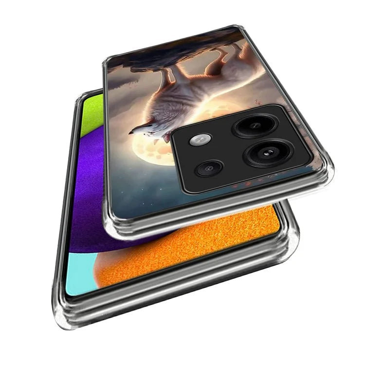 For Xiaomi Redmi Note 13 Pro 5G /  Poco X6 5G Case TPU Phone Cover Pattern Printed