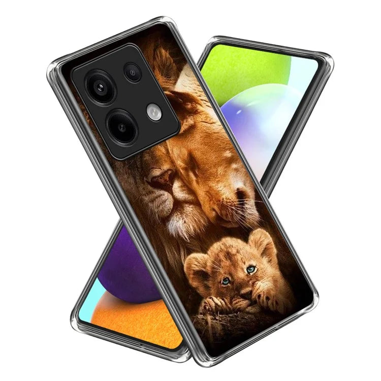 For Xiaomi Redmi Note 13 Pro 5G /  Poco X6 5G Case TPU Phone Cover Pattern Printed