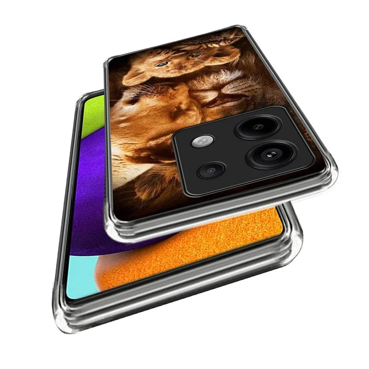 For Xiaomi Redmi Note 13 Pro 5G /  Poco X6 5G Case TPU Phone Cover Pattern Printed