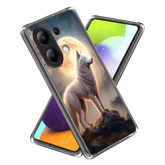 For Xiaomi Redmi Note 13 4G Slim Case Anti-Scratch Pattern Printing TPU Phone Cover