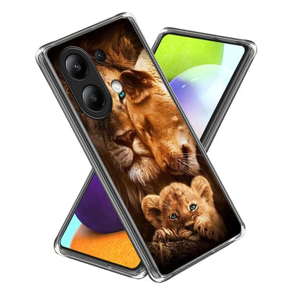 For Xiaomi Redmi Note 13 4G Slim Case Anti-Scratch Pattern Printing TPU Phone Cover