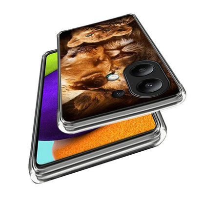 For Xiaomi Redmi Note 13 4G Slim Case Anti-Scratch Pattern Printing TPU Phone Cover