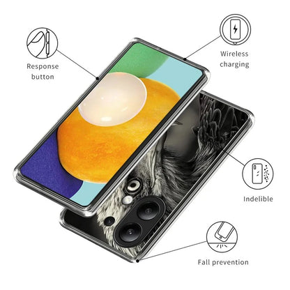 For Xiaomi Redmi Note 13 4G Slim Case Anti-Scratch Pattern Printing TPU Phone Cover