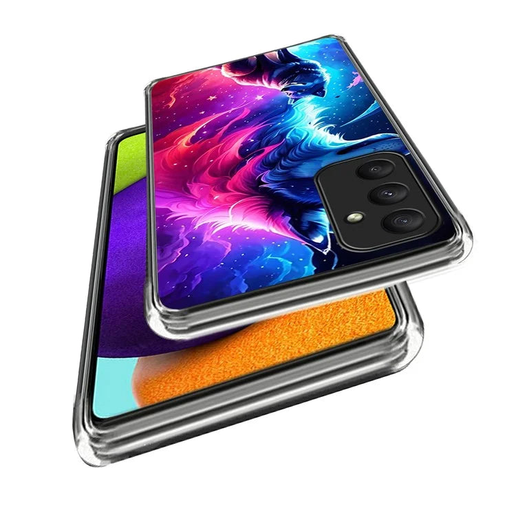 For Samsung Galaxy A55 5G Case Pattern Print Design TPU Flexible Phone Cover