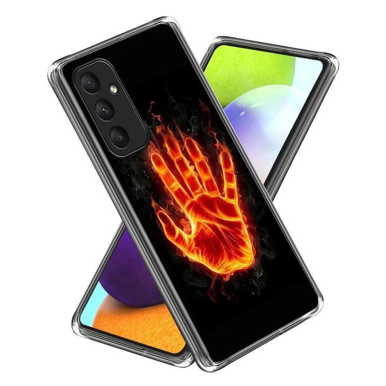 For Samsung Galaxy A35 5G Case Anti-Drop Pattern Print TPU Phone Shell