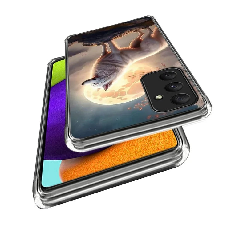 For Samsung Galaxy A35 5G Case Anti-Drop Pattern Print TPU Phone Shell