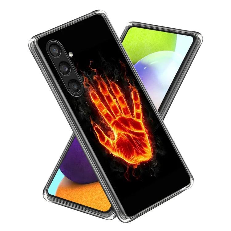 For Samsung Galaxy S24 Cell Phone Case Pattern Flexible TPU Cover