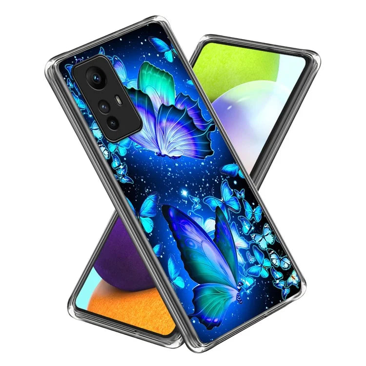 For Xiaomi Redmi Note 12S 4G Case Soft TPU Anti-Scratch Pattern Printing Back Cover