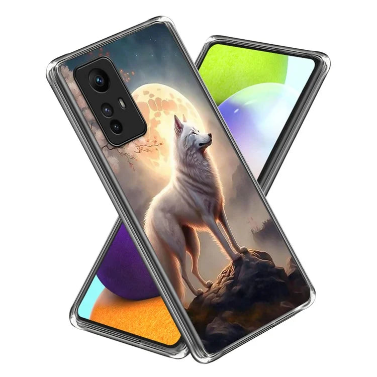 For Xiaomi Redmi Note 12S 4G Case Soft TPU Anti-Scratch Pattern Printing Back Cover