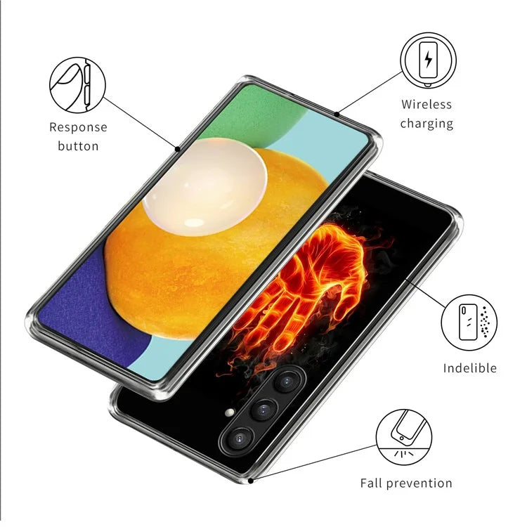 For Samsung Galaxy A05s 4G Case Pattern Flexible TPU Shock Absorption Phone Cover