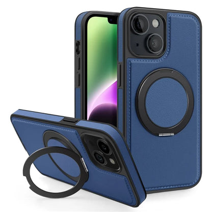 For iPhone 14 Case Compatible with MagSafe PU Leather+PC+TPU Protective Phone Cover
