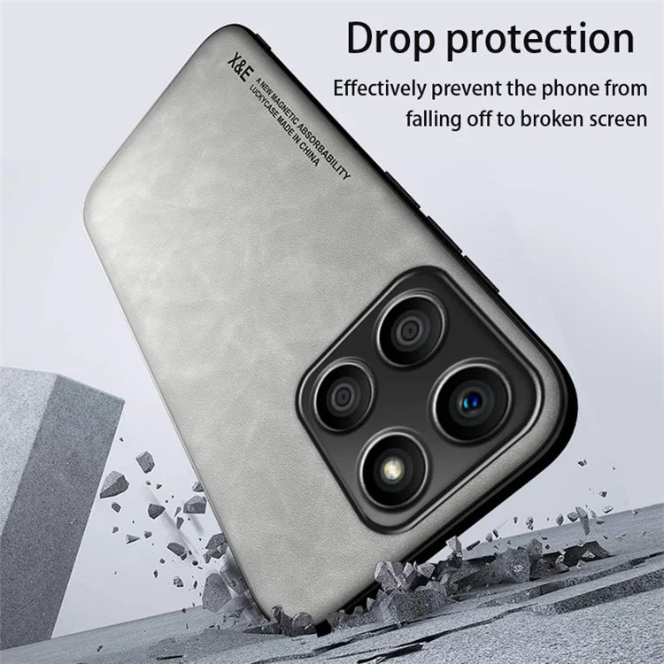 X&E For Honor X8b 4G Phone Case Shockproof Leather+TPU+PC Cover