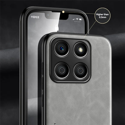 X&E For Honor X8b 4G Phone Case Shockproof Leather+TPU+PC Cover