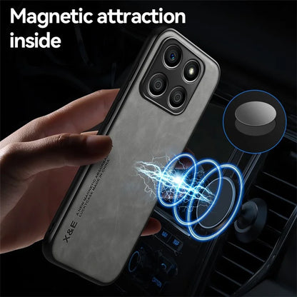 X&E For Honor X8b 4G Phone Case Shockproof Leather+TPU+PC Cover