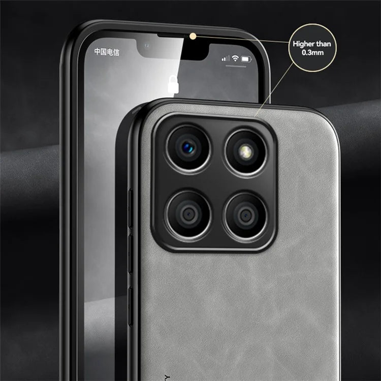 X&E For Honor X8b 4G Phone Case Shockproof Leather+TPU+PC Cover