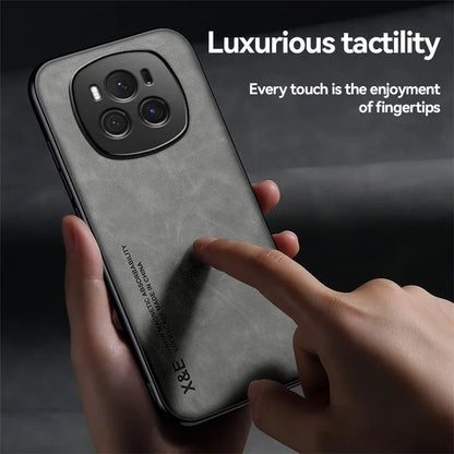 X&E For Honor Magic6 5G  Phone Case Anti-Scratch Leather+TPU+PC Cover