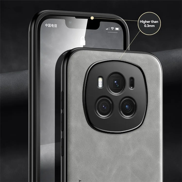 X&E For Honor Magic6 5G  Phone Case Anti-Scratch Leather+TPU+PC Cover