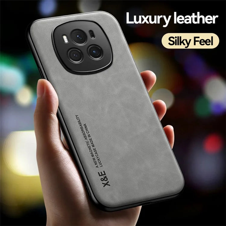 X&E For Honor Magic6 5G  Phone Case Anti-Scratch Leather+TPU+PC Cover
