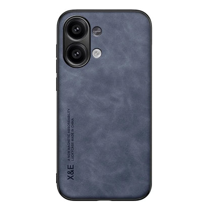 X&E For Xiaomi Redmi Note 13 4G Case Leather+TPU+PC Phone Cover Support Magnetic Car Mount