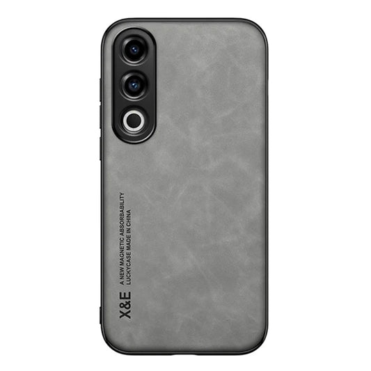 X&E For OnePlus Ace 3V 5G Case Leather+TPU+PC Magnetic Car Mount Phone Cover