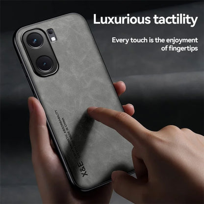 X&E For vivo iQOO Neo9 5G Slim Case Skin-Touch PU Leather+TPU+PC Phone Cover