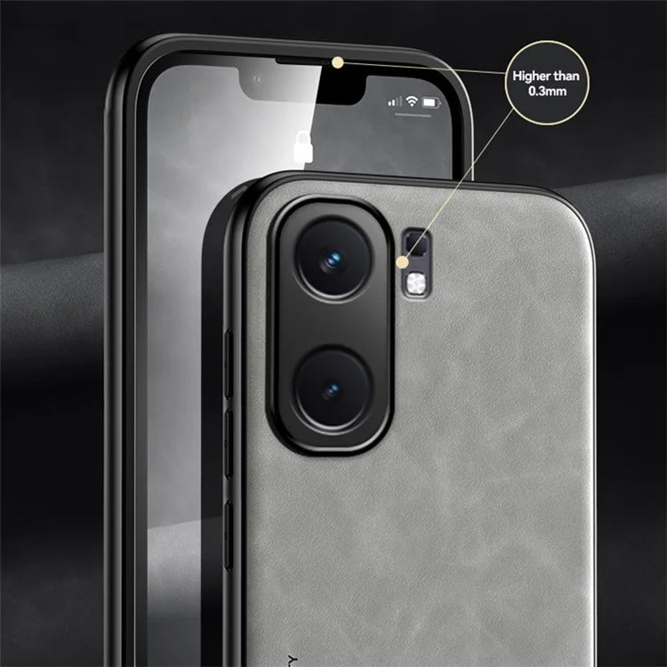 X&E For vivo iQOO Neo9 5G Slim Case Skin-Touch PU Leather+TPU+PC Phone Cover