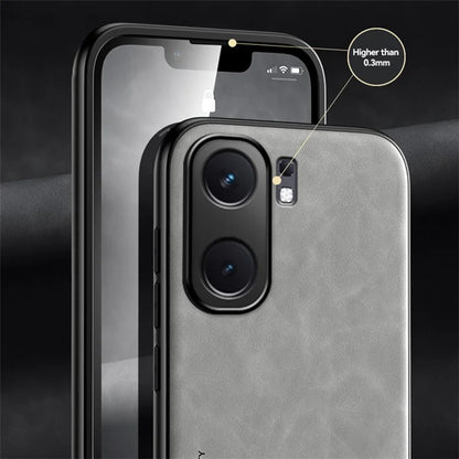 X&E For vivo iQOO Neo9 5G Slim Case Skin-Touch PU Leather+TPU+PC Phone Cover